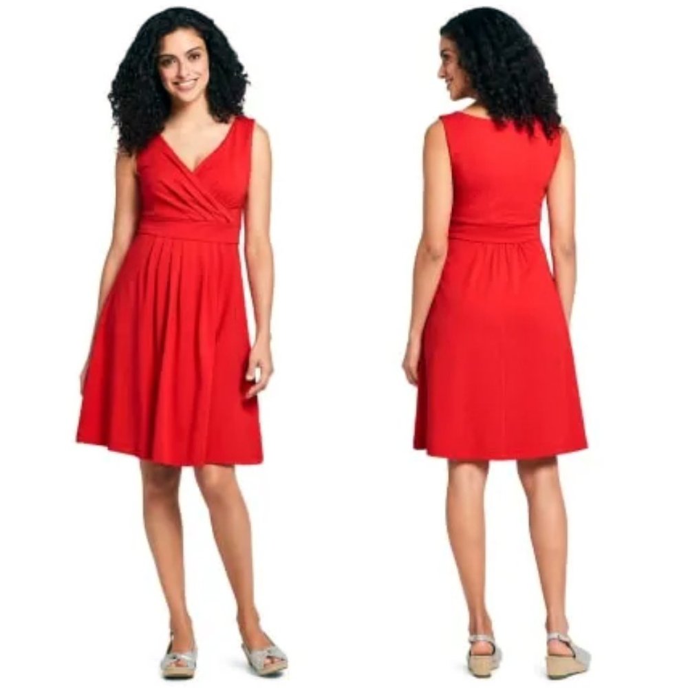 Land's End Surplice A-line dress XL Tall